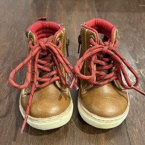 Brown Boys’ Sneaker Boot